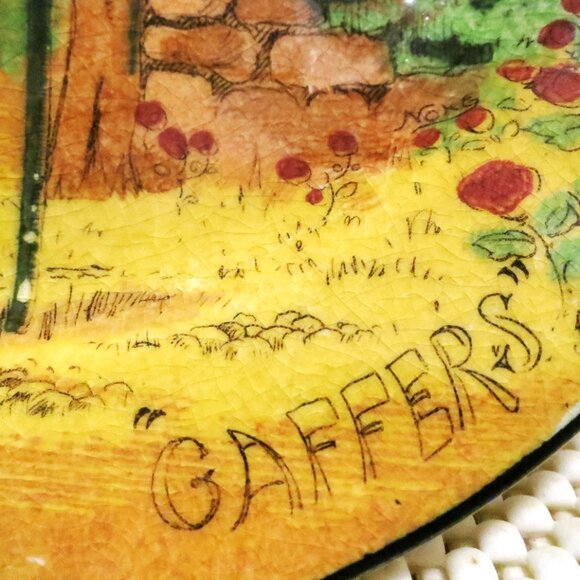 Royal Doulton "Gaffers" Series Ware 7.5" Plate Collectors Cabinet #4210 - Picture 6 of 7